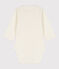 Babies' Cotton Bodysuit with Collar MARSHMALLOW white