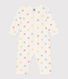 Babies' footless heart pattern cotton pyjamas