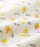 Baby Boys' Sleepsuit in Extra Warm Brushed Terry Towelling MARSHMALLOW white/MULTICO white