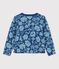 Girls' Printed Quilted Tube Knit Cardigan CREPUSCULE /ROVER
