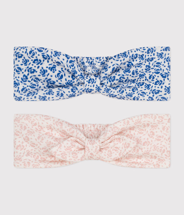 Babies' Floral Cotton Headbands - 2-Pack multicolor