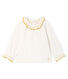 Baby Girls' Long-Sleeved Tube Knit Patterned Blouse