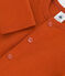 Babies' Plain Thick Jersey Cardigan RUSTY brown