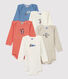 Babies' Cotton Bodysuits - 5-Pack