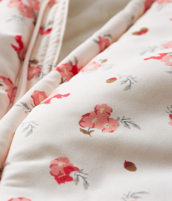Baby Girls' Print Microfibre Snowsuit FLEUR pink/MULTICO white