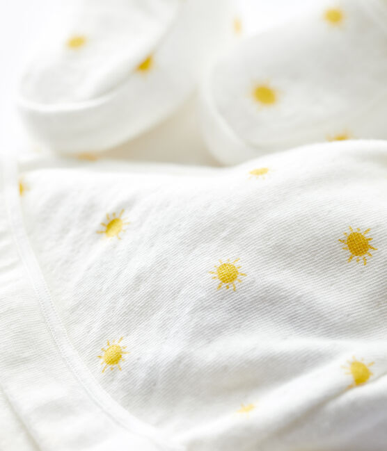 Babies' Organic Cotton Clothing - 2-Pack MARSHMALLOW white/ORGE