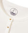 Women's extra-fine tube knit cardigan MARSHMALLOW white