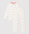 Boys' Multicoloured Letter Print Organic Cotton Pyjamas MARSHMALLOW white/MULTICO white