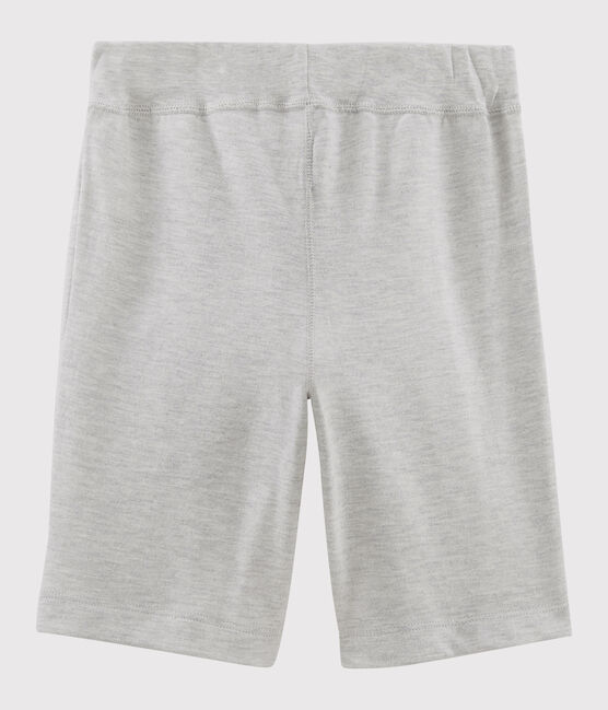 Boys' Mid Jersey Bermuda Shorts POUSSIERE CHINE grey