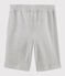 Boys' Mid Jersey Bermuda Shorts POUSSIERE CHINE grey