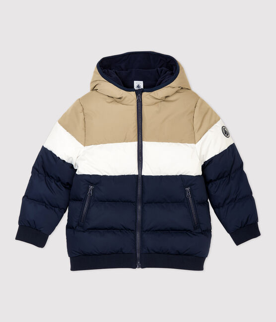 Boys' Coat SMOKING blue/MULTICO white