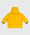 Babies' plain puffer jacket JAUNE yellow
