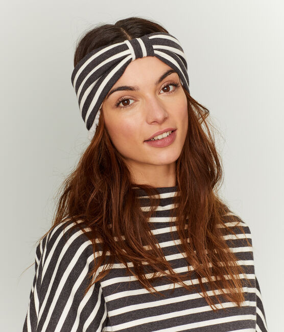 Women's Warm Headband CITY black/COQUILLE beige
