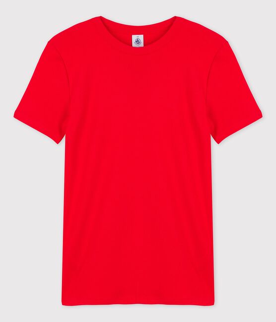 Women's Iconic Cotton Round Neck T-Shirt PEPS red