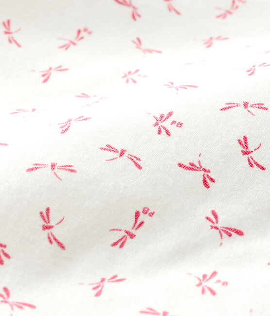 Babies' Rib Knit Sleeping Bag MARSHMALLOW white/GROSEILLER pink