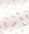 Babies' Rib Knit Sleeping Bag MARSHMALLOW white/GROSEILLER pink