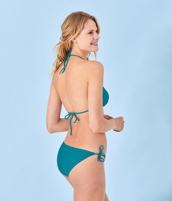 Women's plain bikini VERDE green