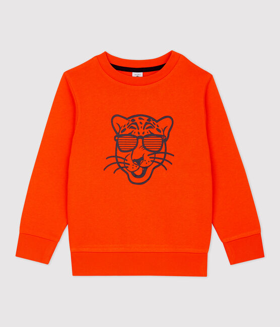 Boys' Fleece Sweatshirt CAROTTE orange
