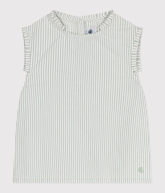 Children's sleeveless stripy cotton blouse PAUL /ECUME