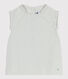 Children's sleeveless stripy cotton blouse