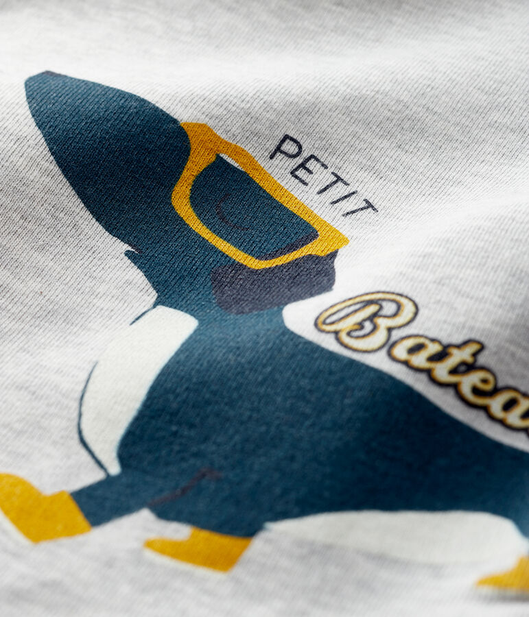 Baby boy's t-shirt grey/yellow