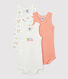 Baby Strappy Bodysuits - 3-Pack