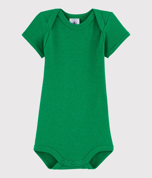 Unisex Babies' Short-Sleeved Bodysuit green