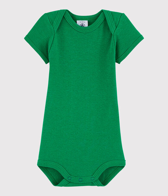 Unisex Babies' Short-Sleeved Bodysuit PRADO green