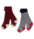 Set of 2 pairs of baby girl's tights