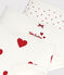 Children's high-waisted cotton heart pattern knickers - 3-Pack variante 1