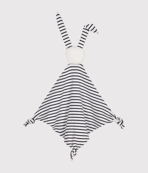 Cotton Breton Comforter white/blue