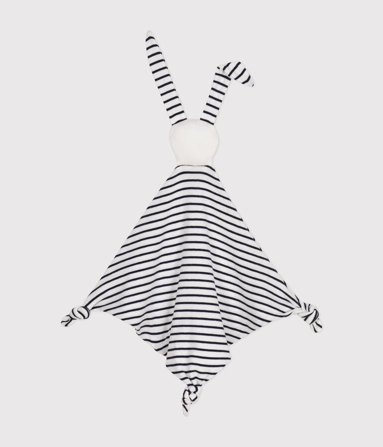 Cotton Breton Comforter white/blue