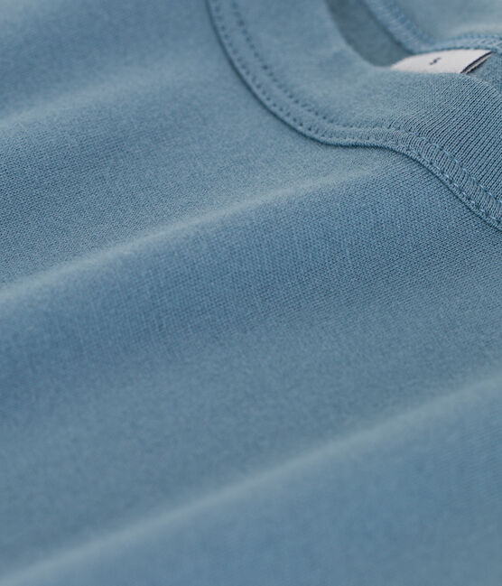 Women's Straight Fit Organic Cotton Round Neck T-Shirt ROVER blue