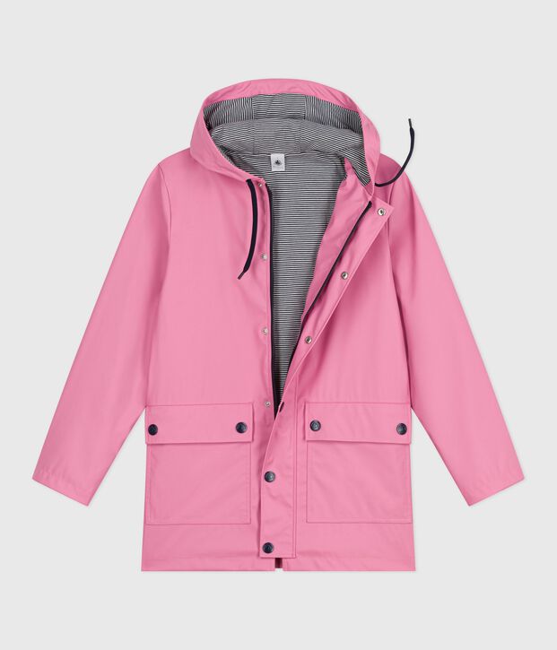 Iconic raincoat for men or women pink