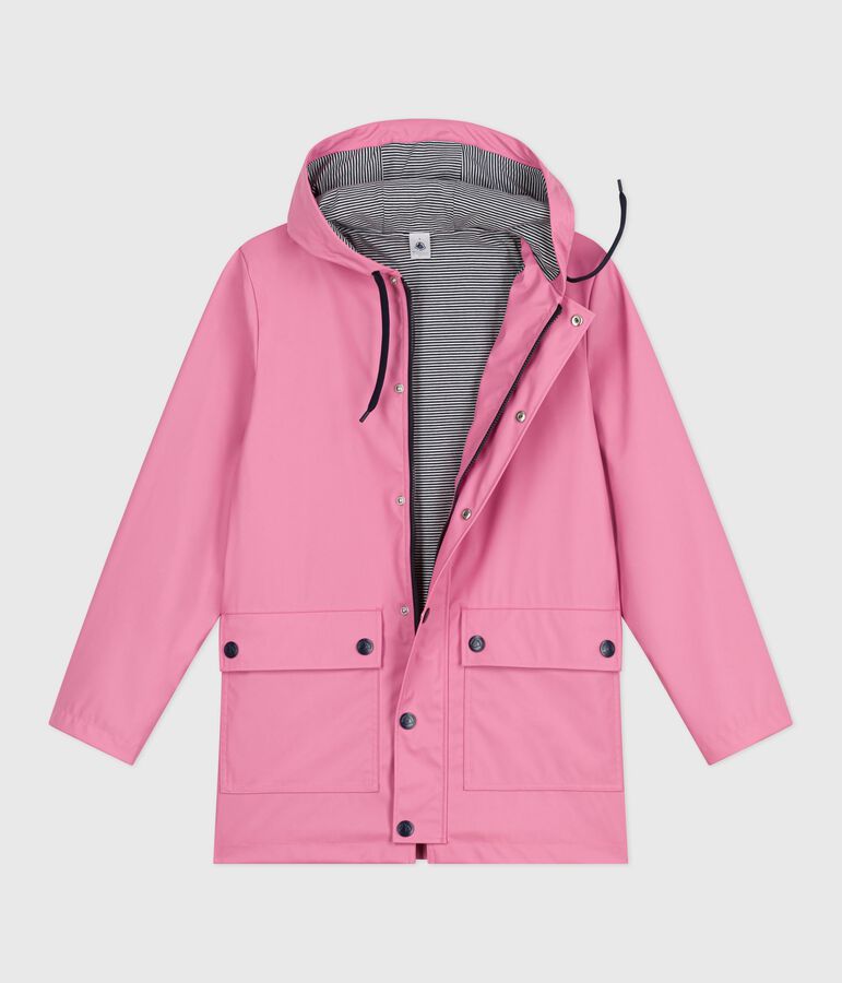 Iconic raincoat for men or women pink
