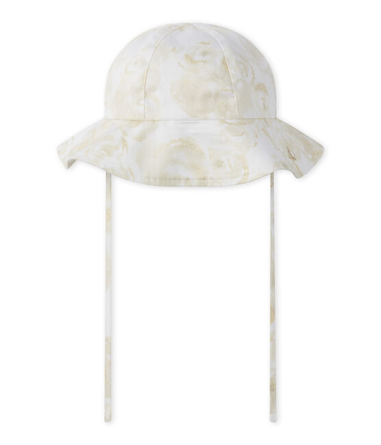 Baby girl's hat MARSHMALLOW white/MULTICO white