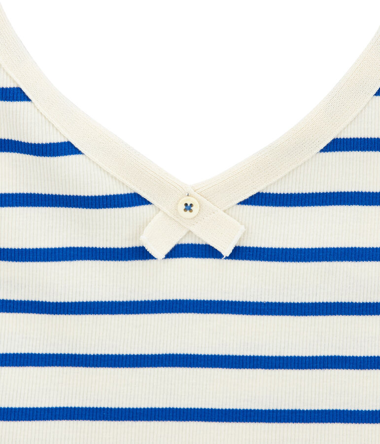 Vests 100 years panty woman white/blue