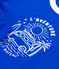 Children's short cotton pyjamas PERSE blue