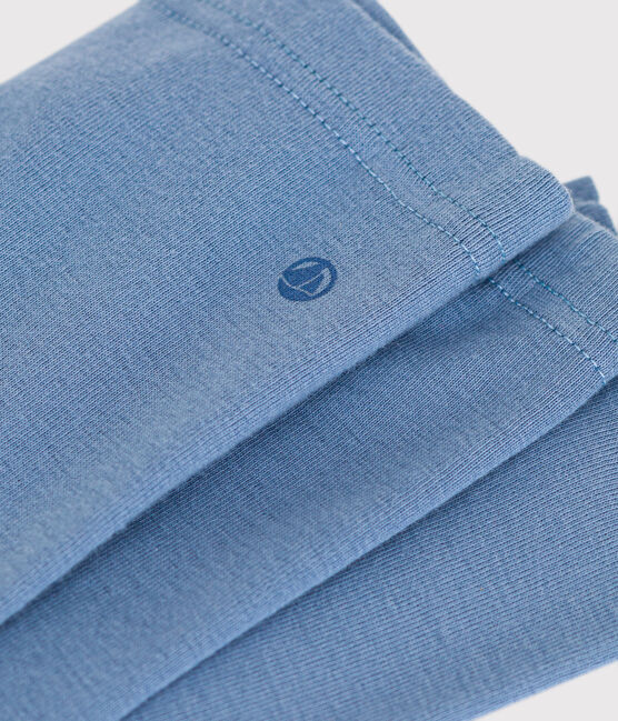 Babies' Cotton Leggings BEACH blue