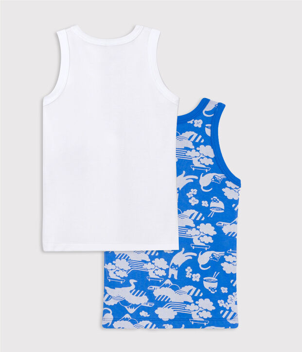 Children's Cotton Vest Tops - 2-Pack multicolor