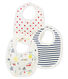 Baby boy's bib trio