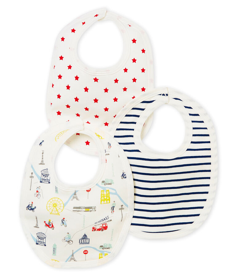 Baby boy's bib trio multicolor