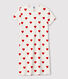 Girls' Heart Patterned Cotton Nightdress