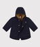 Babies' Sherpa Lined Parka SMOKING blue