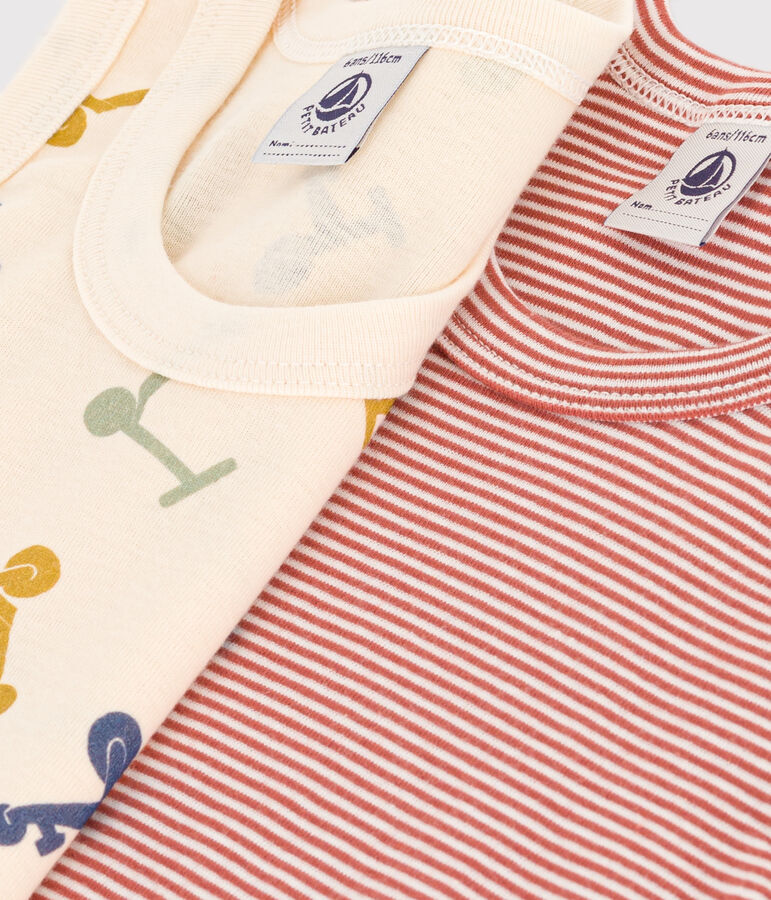 Children's Scooter Design Cotton Vests - 2-Pack variante 1