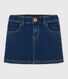 Girls' Straight-Fit Denim Skirt