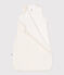 Babies' 1 TOG printed cotton sleeping bag MARSHMALLOW white/MULTICO white