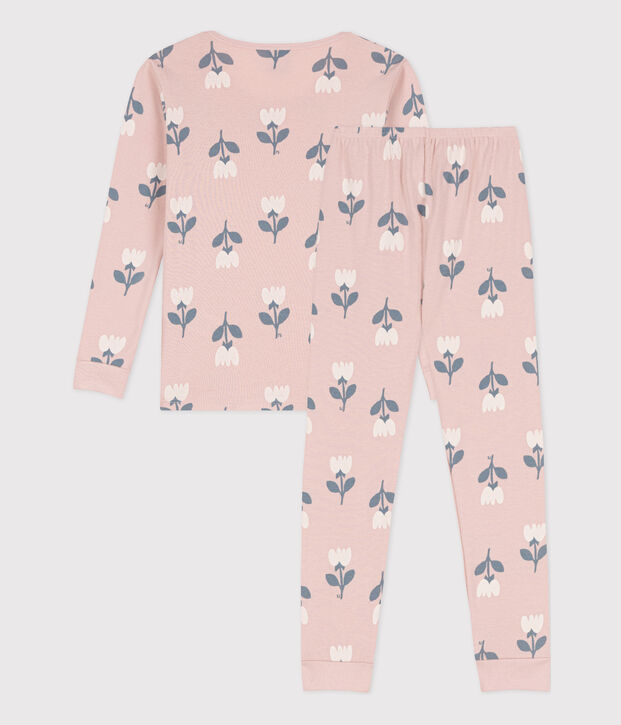 Girls' Snugfit Cotton Pyjamas pink/multicolor