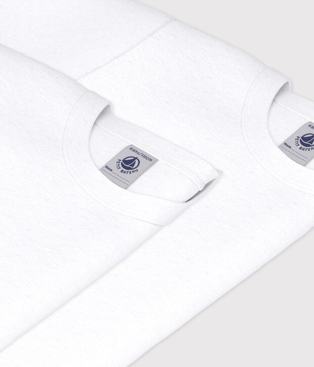 Boys' White Short-sleeved T-Shirt - 2-Pack multicolor