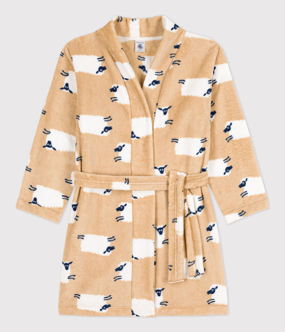 Children's Unisex Fleece Dressing Gown TRENCH /MULTICO